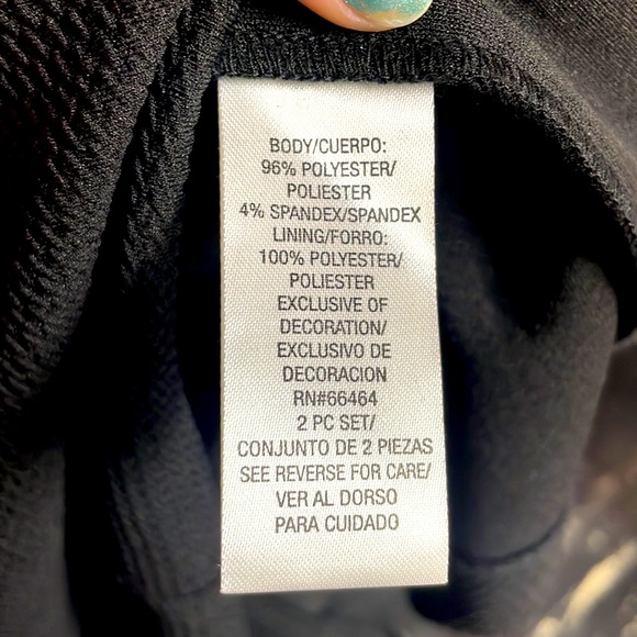 Studio One Black White Houndstooth Jacket Dress Set Sz 8P - Picture 6 of 9